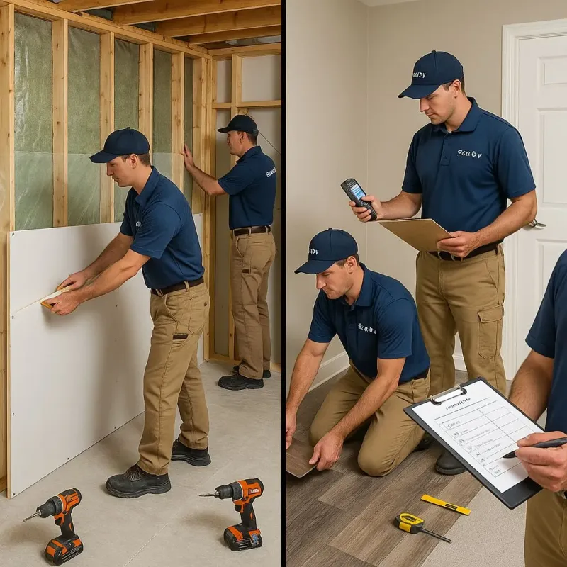 Repairs and Reconstruction process in Rusk County, WI